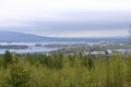 Idyllic water scenery by the lake Rappen in Arjeplog kommun, Norrbotten, Sweden Royalty Free Stock Photo