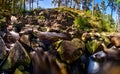 Idyllic waterfall