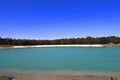 Idyllically situated recreation water in Nunspeet, the Netherlands Royalty Free Stock Photo