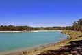 Idyllically situated recreation water in Nunspeet, the Netherlands Royalty Free Stock Photo