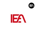 IEA Logo Letter Monogram Design Royalty Free Stock Photo