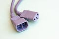 IEC-C13 power Socket and cord extension Royalty Free Stock Photo