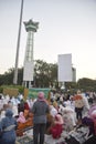 Ied prayer in the field Simpanglima Semarang