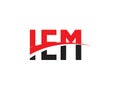 IEM Letter Initial Logo Design Vector Illustration
