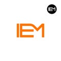 IEM Logo Letter Monogram Design Royalty Free Stock Photo