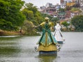 Iemanja Orixa Statue of Candomble traditional African saints in Dique do Tororo - Salvador, Bahia, Brazil