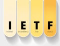 IETF - Internet Engineering Task Force acronym, concept background