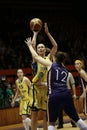 Ieva Kublina - latvian basketball player Royalty Free Stock Photo