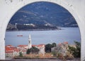 Iew on Montenegro Budva Royalty Free Stock Photo