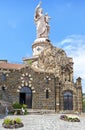 Iew of Saint Joseph de Bon Espoir Espaly statue Royalty Free Stock Photo