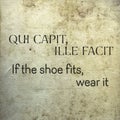 If the shoe fits Lat Royalty Free Stock Photo