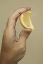 lemon studio shot with canon 6d mark ii male hand cut open yellow citrous lime fruit healthy squeeze lemonade