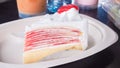 The red and white cake Royalty Free Stock Photo