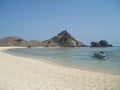 Kuta Beach, Lombok, Mountain View Breathtaking With White Sand And Blue Water