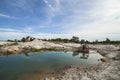 Fabulous Blue Kaolin Lake Belitung Island Indonesia