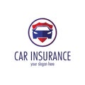 Logo for auto insurance agency. Modifiable Vector Template.