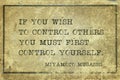 Control others Musashi Royalty Free Stock Photo