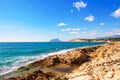 Ifach Penon view from Moraira alicante Royalty Free Stock Photo