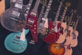 Ifferent electric guitars