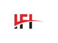 IFI Letter Initial Logo Design Vector Illustration Royalty Free Stock Photo