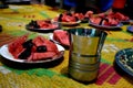 Iftaar in Karachi; breaking the fast Royalty Free Stock Photo