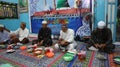 iftar together for adherents of the Islamic religion during the month of Ramadan for friendship