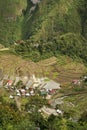 Ifugao rice terraces batad philippines Royalty Free Stock Photo