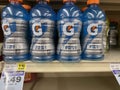 IGA KJs Retail store Gatorade new downsized bottle and price