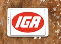 IGA supermarkets chain logo