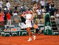 Iga Swiatek of Poland celebrates victory after women semi-final match against Beatriz Haddad Maia of Brazil at 2023 Roland Garros