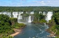 Igauzu waterfall, Brazil Royalty Free Stock Photo