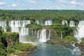 Igauzu waterfall, Brazil Royalty Free Stock Photo