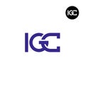 IGC Logo Letter Monogram Design Royalty Free Stock Photo