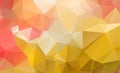 Ight Yellow vector Pattern. triangular template. Geometric