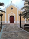 Iglesia CatÃÂ³lica de San Juan Bautista, pueblo de San Juan Bautista, Isla de Margarita, Venezuela Royalty Free Stock Photo