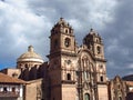 Iglesia de la Compania de Jesus, The ancient church in Cusco, Peru Royalty Free Stock Photo