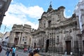 Iglesia de la CompaÃÂ±ia de Jesus colonial church in Quito, Ecuador