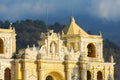 Iglesia de La Merced In Antigua Guatemala Royalty Free Stock Photo