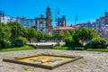 Iglesia de la Virgen Peregrina church at Pontevedra, Spain Royalty Free Stock Photo