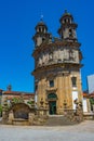 Iglesia de la Virgen Peregrina church at Pontevedra, Spain Royalty Free Stock Photo