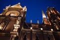 Iglesia De Los Capuchinos Church in the night in Cordoba Royalty Free Stock Photo