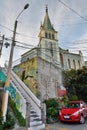 Iglesia Luterana de La Santa Cruz. Cerro Alegre. Valparaiso. Chile Royalty Free Stock Photo