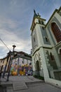 Iglesia Luterana de La Santa Cruz. Cerro Alegre. Valparaiso. Chile Royalty Free Stock Photo