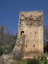 Iglesias with tower of Castello Salvaterra, Sardinia Royalty Free Stock Photo