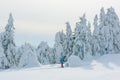 Igloo building in the high mountain