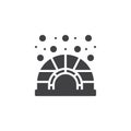 Igloo ice house vector icon