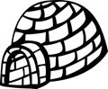 Igloo vector illustration