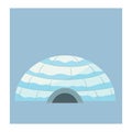 igloo. Vector illustration decorative design Royalty Free Stock Photo