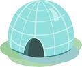 Igloo Vector Illustration Royalty Free Stock Photo