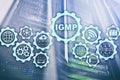 IGMP. Internet Group Management Protocol concept. Communications Technology.